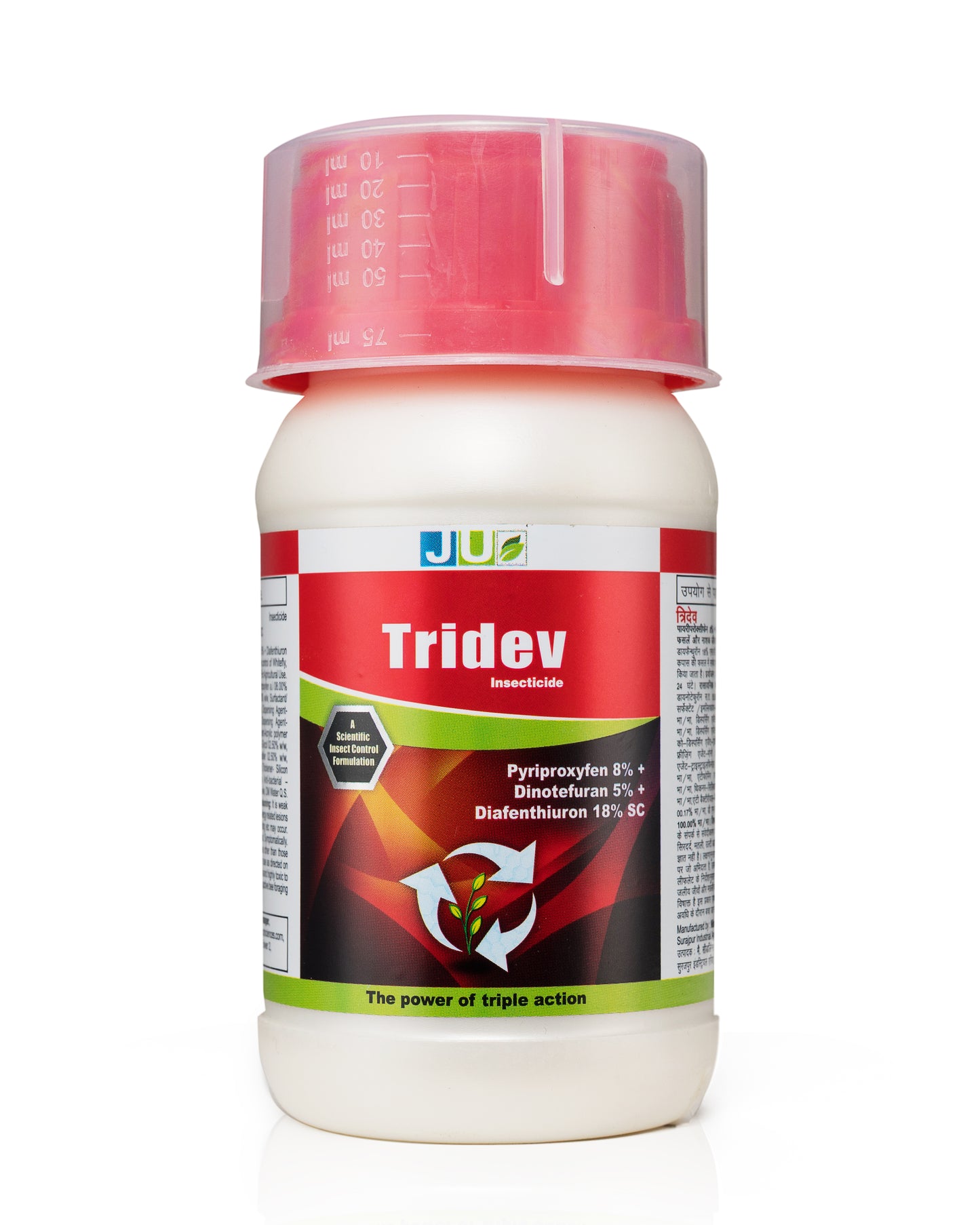 JU TRIDEV - Pyriproxyfen 8% + Diafenthiuron 18% + Dinotefuran 5% SC | Insecticide