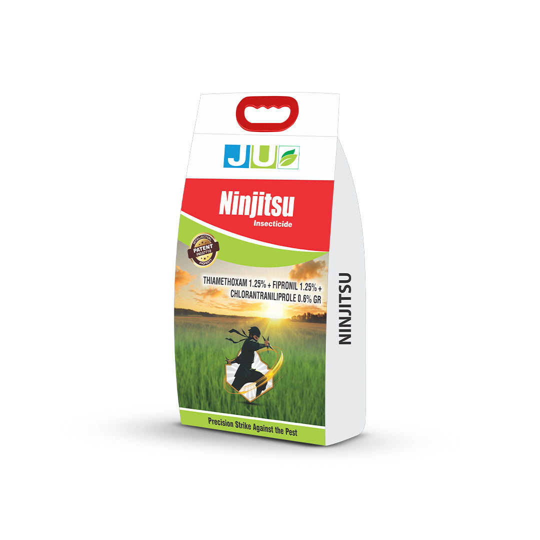JU Ninjitsu-Thiamethoxam 1.25% + Fipronil 1.25% + Chlorantraniliprole 0.60% GR | Insecticide